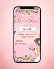 Floral Bridal Shower Invitation