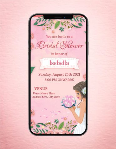 Floral Bridal Shower Invitation
