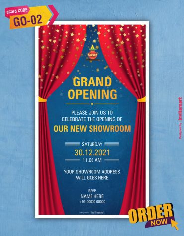 Office Inauguration invitation card