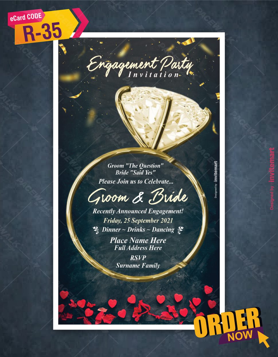 Engagement Party Invitation Card