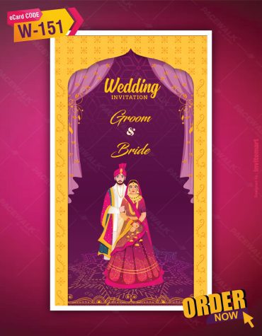 Hindu Traditional Wedding Invitation