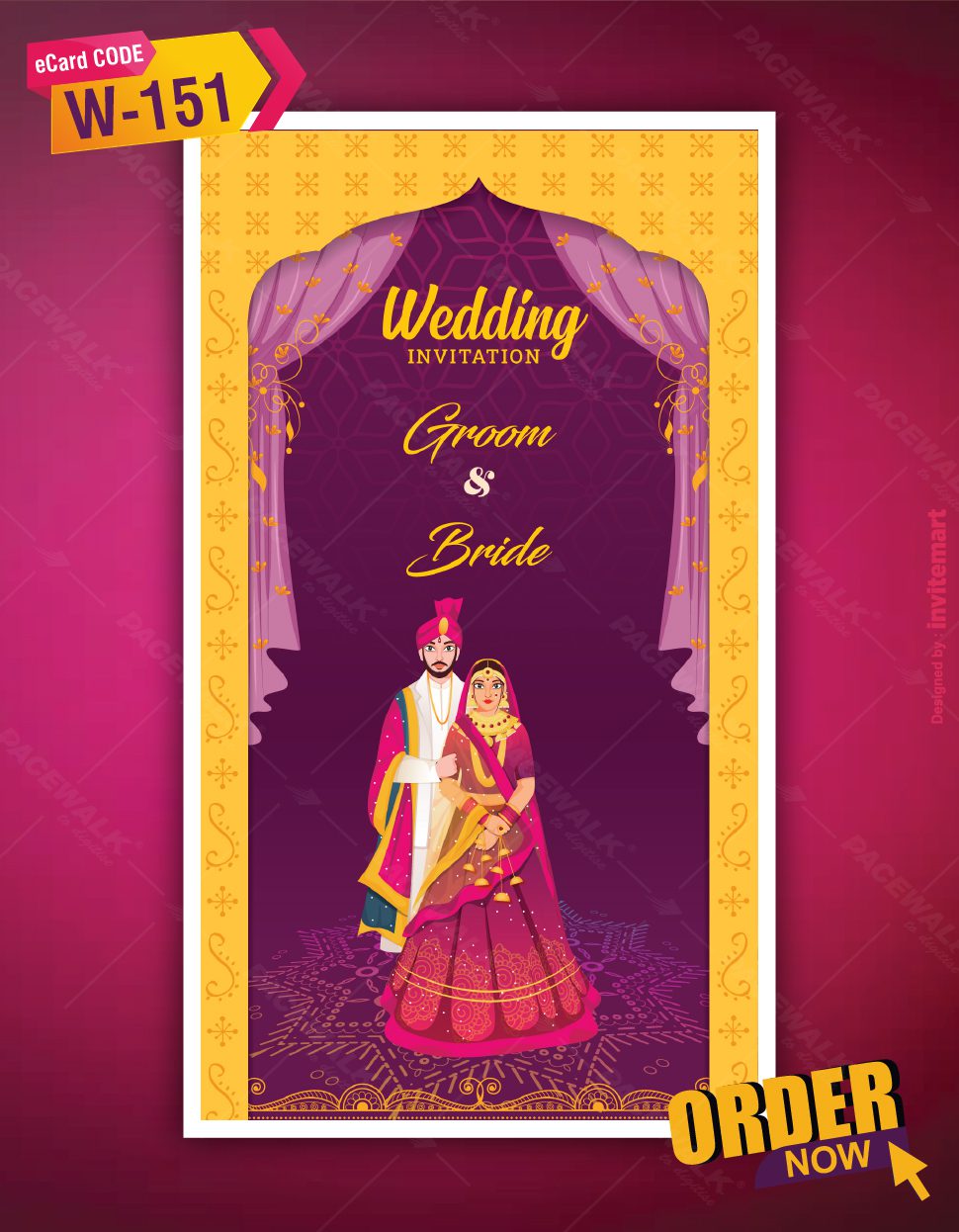 Hindu Traditional Wedding Invitation