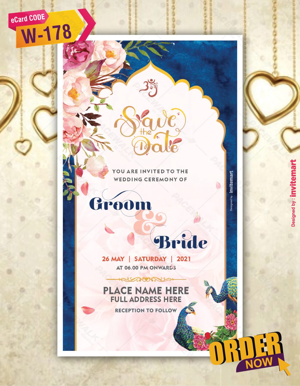 Indian Save the Date Card Online