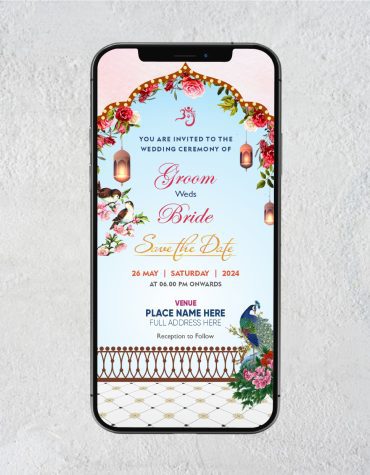 Indian Traditional Wedding Invitation card