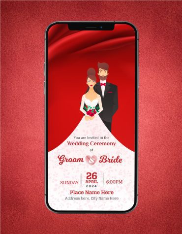 Christian Wedding Invitation Card