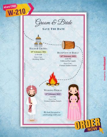 Punjabi Wedding Save The Date