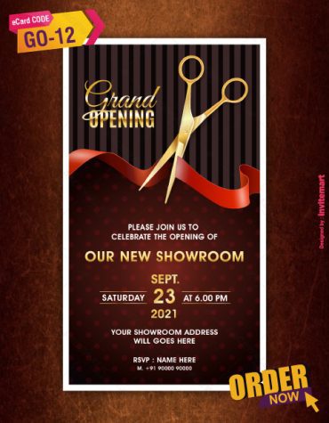 Grand Opening Invitation