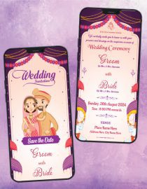 Hindu Save The Date Invitations