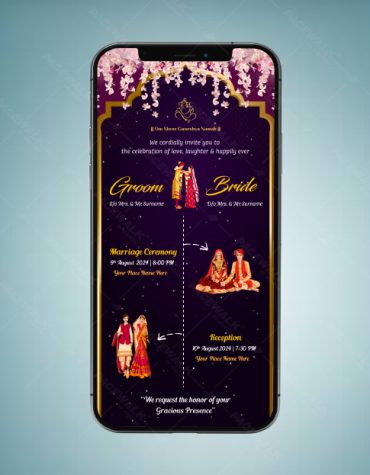 North Indian Wedding Invitation