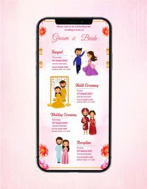 All In One Wedding Invitation Card