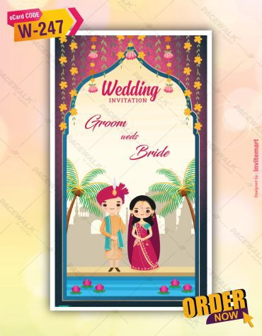Beautiful Traditional Indian Wedding Ecard