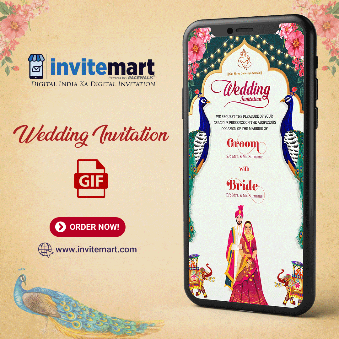 wedding invitation gif