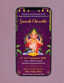 Ganesh Chaturthi Invites