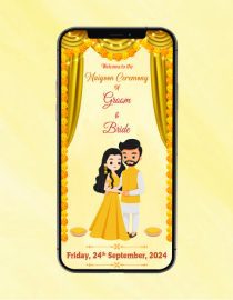 Maiyan Ceremony Invitation
