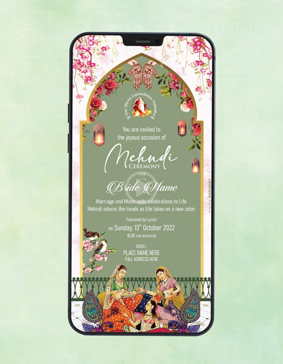 Mehndi Invitation Video