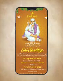 Sai Pooja Invitation Video