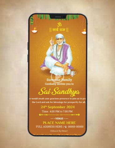 Sai Pooja Invitation Video