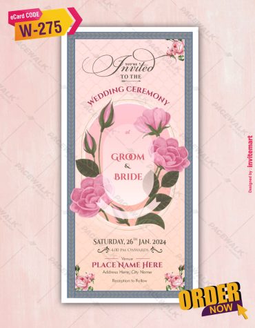 Floral Wedding Invitation