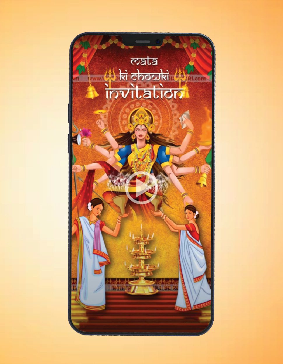 Mata Ki Chowki Invitation Video