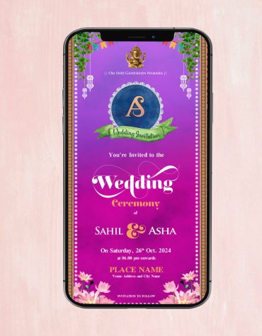 Wedding Ceremony Invite Card