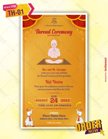 Thread Ceremony Invite