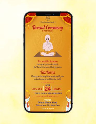 Thread Ceremony Invite
