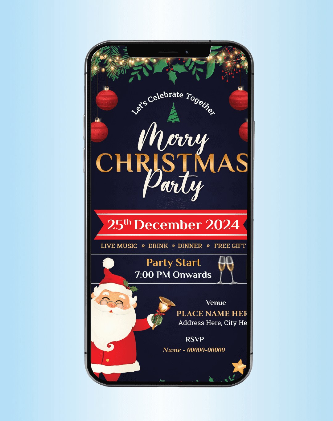 Christmas Party Invite