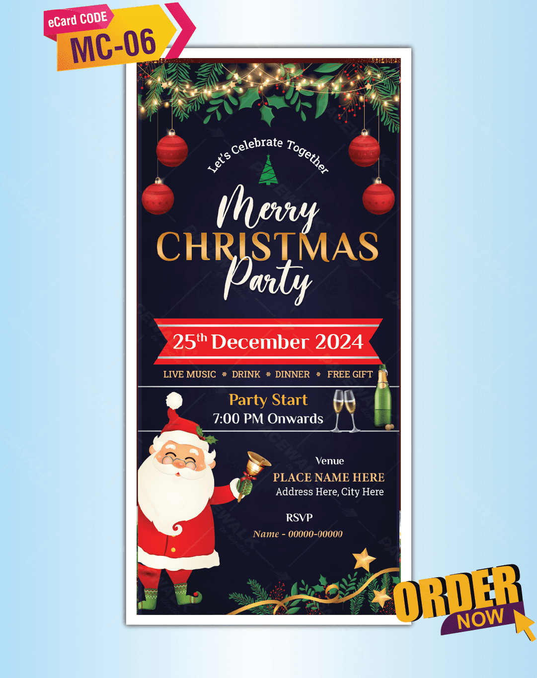 Christmas Party Invite