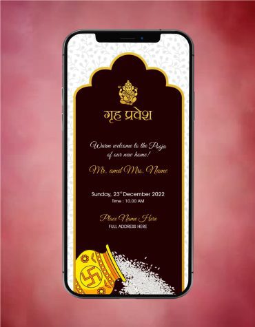 Griha Pravesh Invite