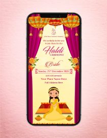 Haldi Ceremony Card