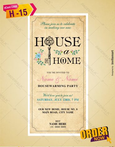 Housewarming Party Invite Templates
