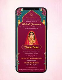 Mehndi Ceremony Invitation