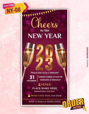 New Year Invite eCard,