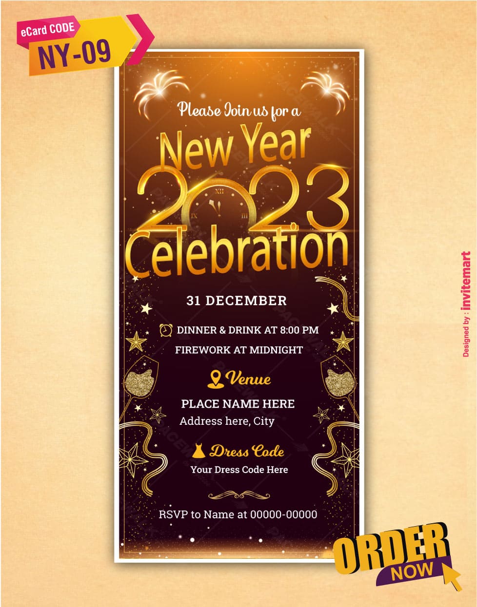 New Year's Invite