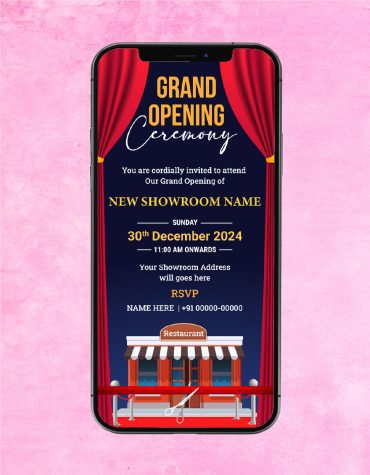 Showroom Grand Opening Invitation