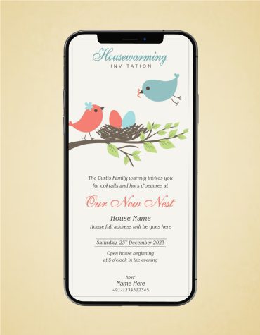 Nest - Housewarming Invitation Template