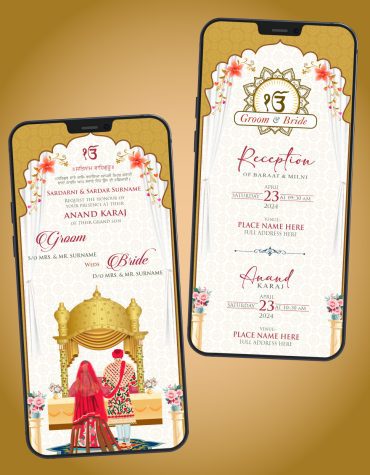 Anand Karaj PDF Invitation