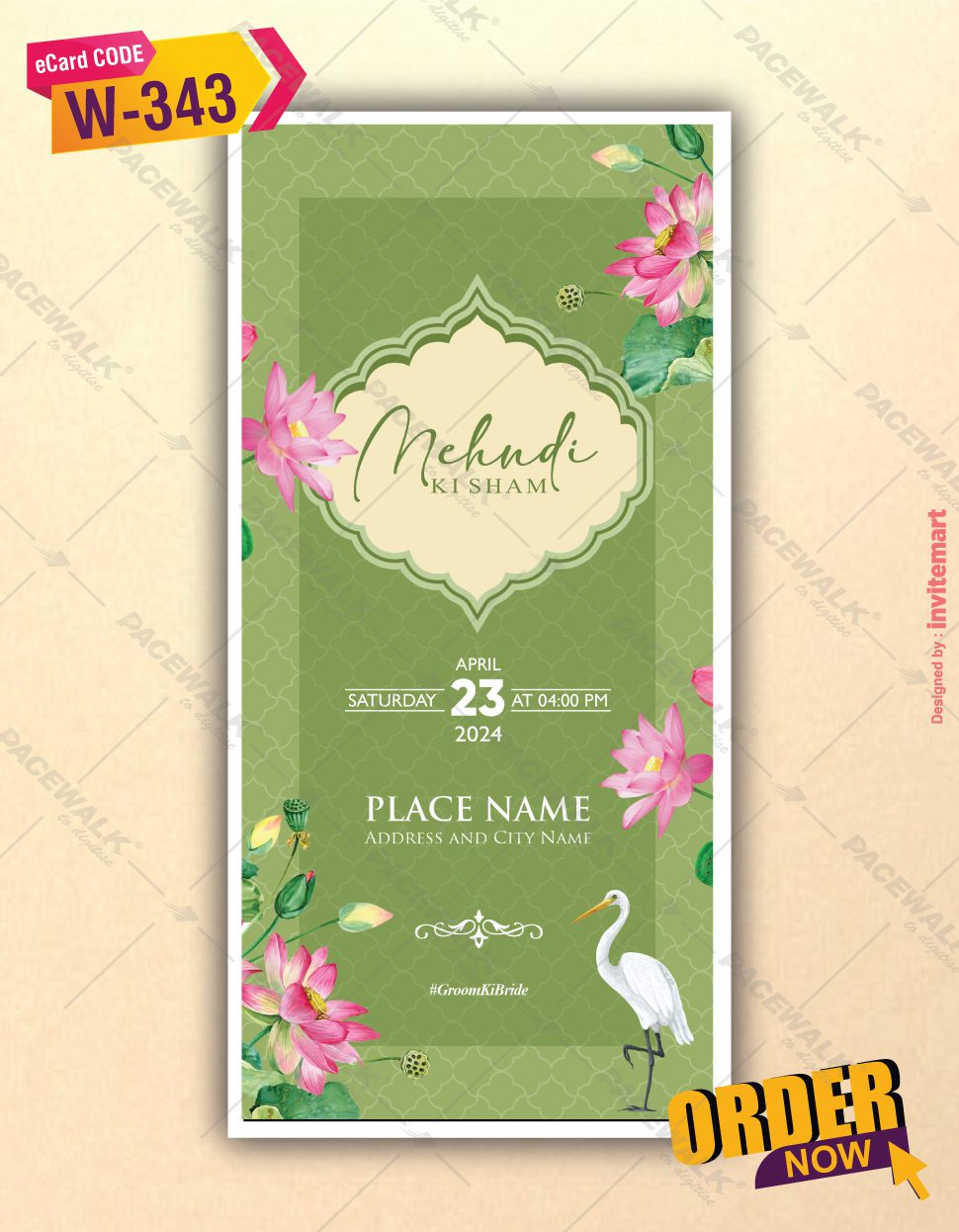 Colorful Wedding Invitation
