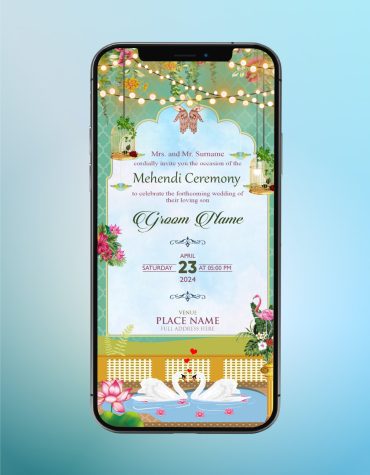 Mehendi Ceremony Invitation