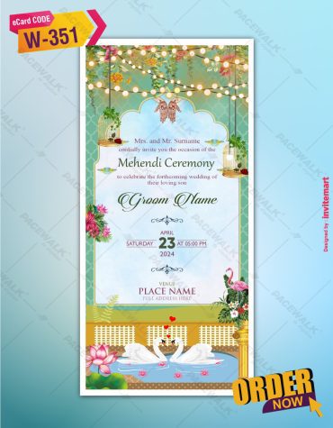 Mehendi Ceremony Invitation