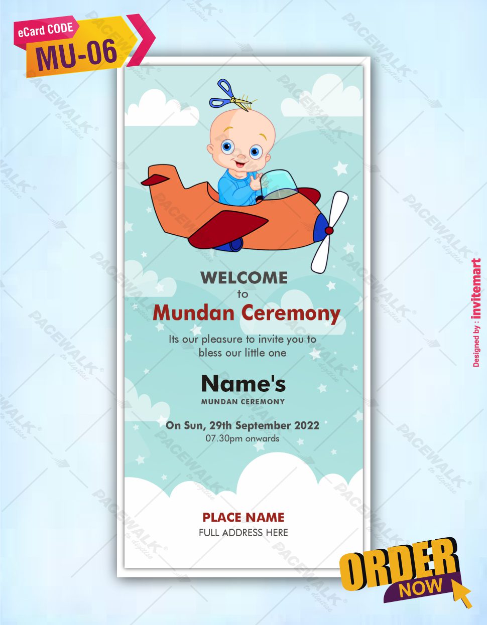 Mundan Ceremony Invitation