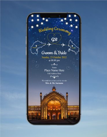 Two States Wedding Invitation