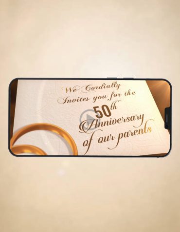 50th Wedding Anniversary Invitation Video