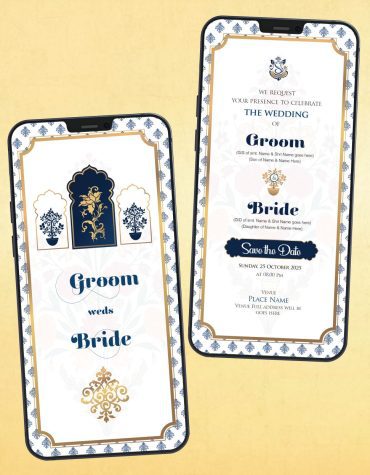 Luxury Wedding Invitation Card