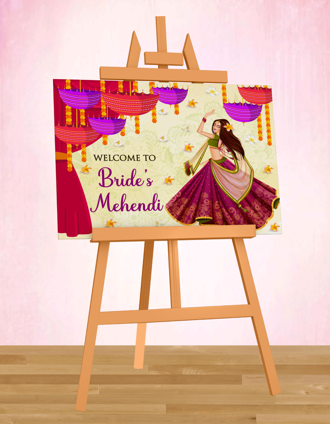 Mehendi Signage Board