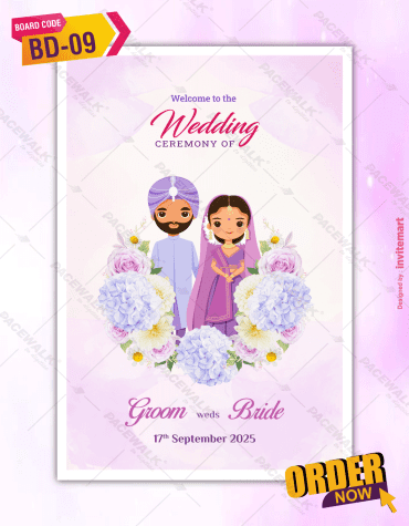 Wedding Sign Board Templates