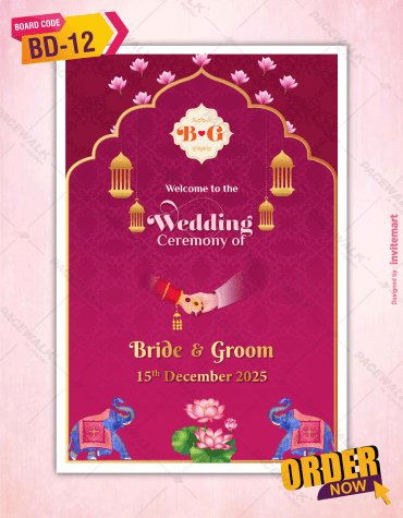 Wedding Welcome Board