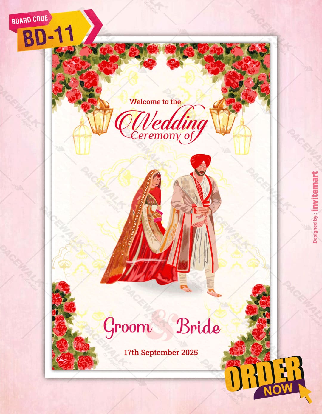 Punjabi Wedding Sign Board