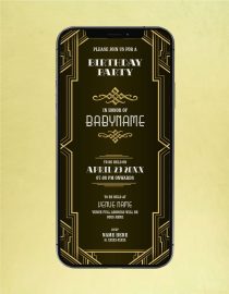 Adult Birthday Invitation