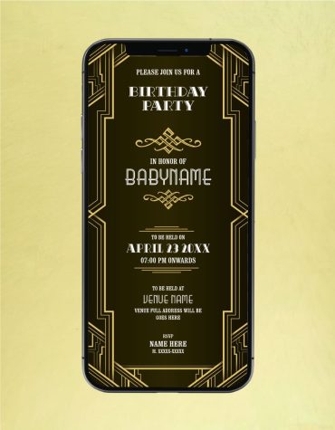 Adult Birthday Invitation